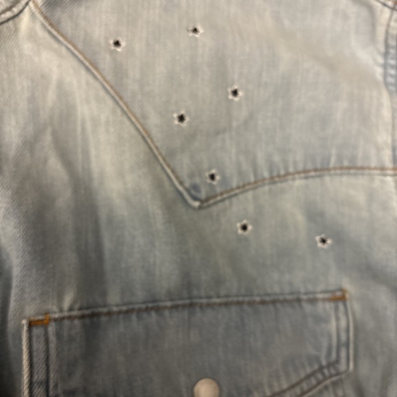 Women's Long Sleeve Star Embroidered Western Shirt - Universal Thread Size XXL - Picture 2 of 3